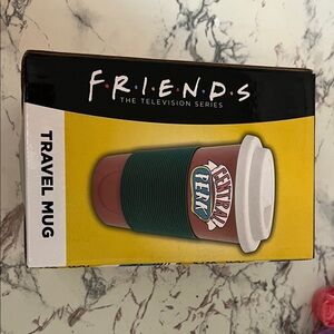 FRIENDS Central Perk Travel Mug - Yellow, Black, Green